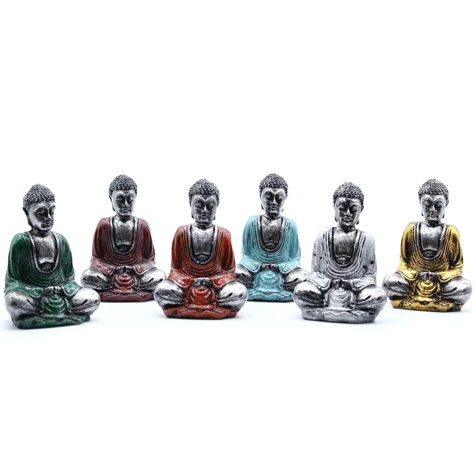 Statuette Bouddha Gautama – Pierre Ollaire, Artisanat Fait Main (Inde)