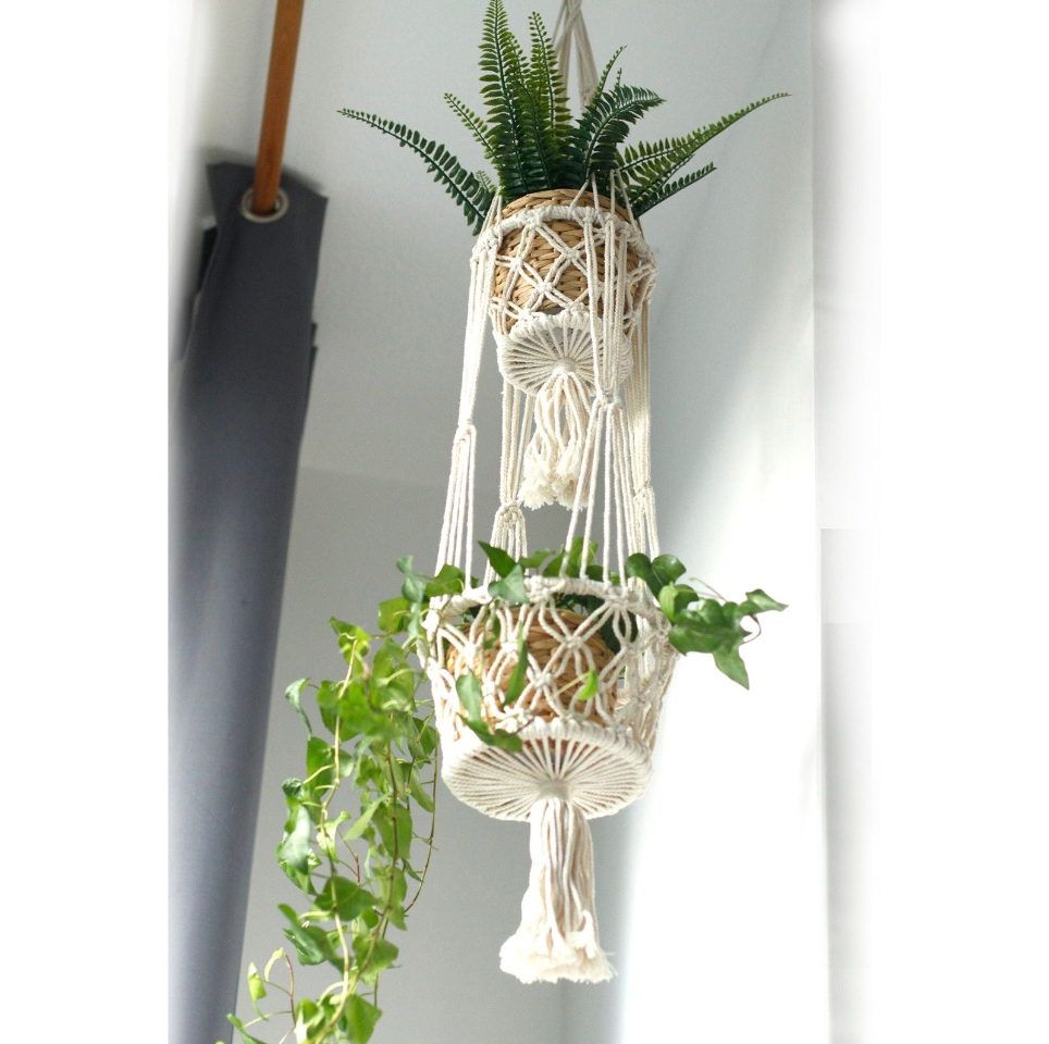 Décoration en Macramé Artisanale – Suspensions & Macramé Bohème