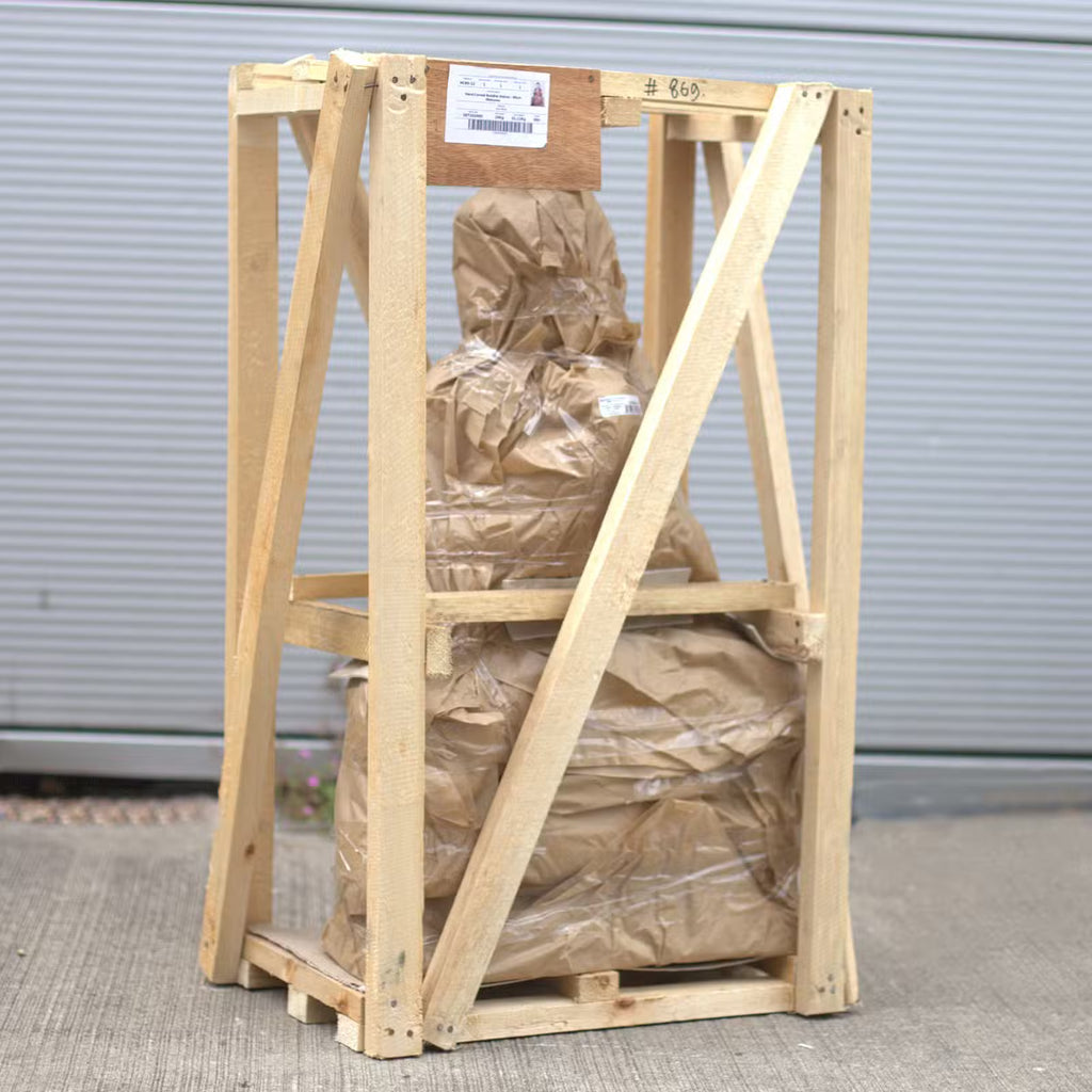 Statue de Bouddha Sculptée à la Main en Bois de Suar – 80 cm (22,5 kg) – Posture de Bienvenue