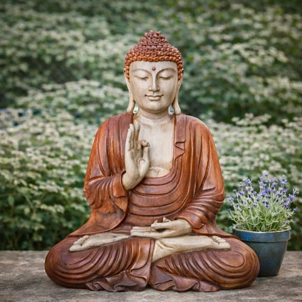 Statue de Bouddha - 40 cm - Transmission d’enseignement