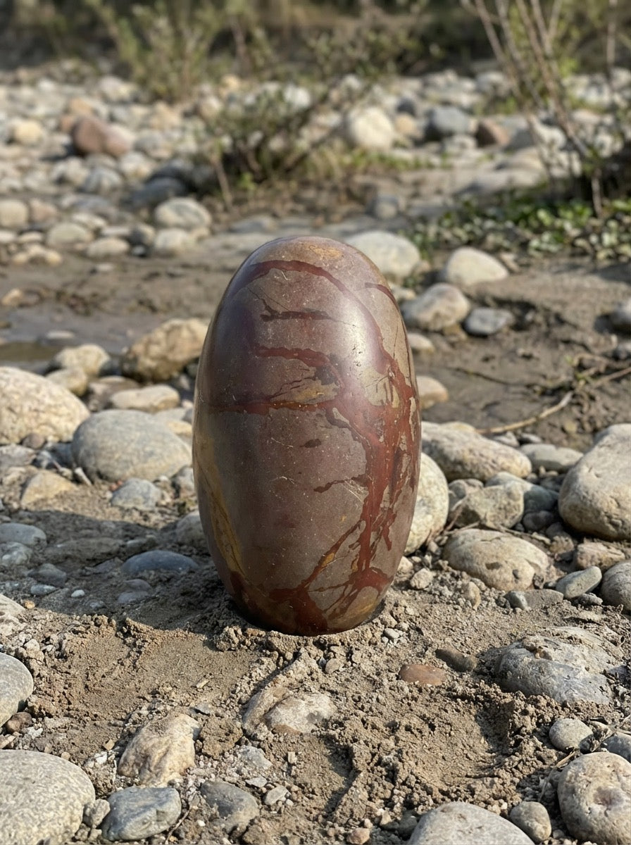 Lingam Stone - 30 cm - Sacred Stone of Narmada