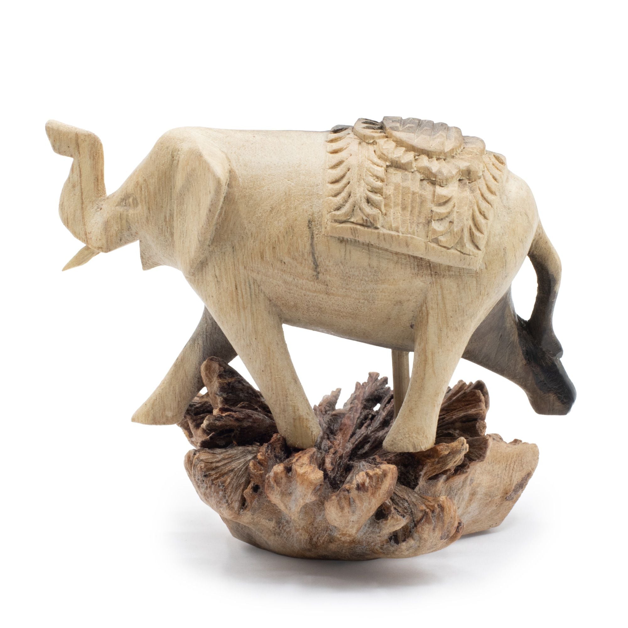 sculpture artisanale éléphant Indonésie