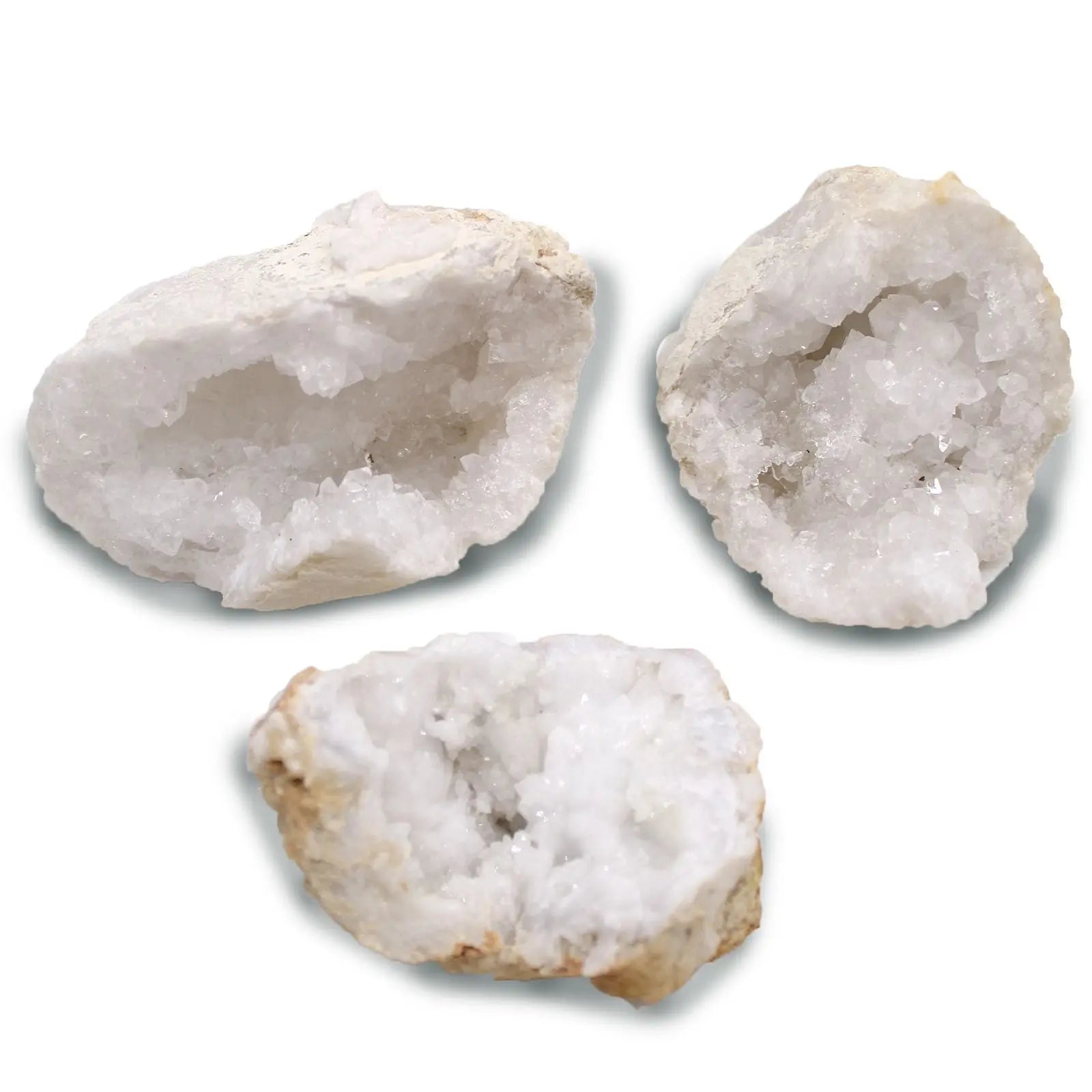 Plateau de Géodes de Calcite Naturelle du Maroc – Environ 32 Spécimens (4 kg) AWGifts Dropship