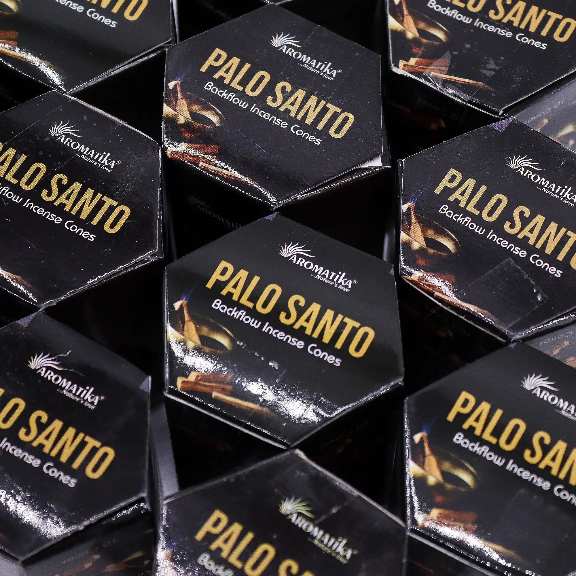 Encens à reflux Palo Santo – Cônes backflow pour brûleur d’encens cascade (10 pièces) AWGifts Dropship