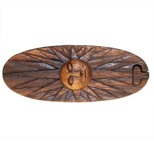 Boîte magique de Bali – Soleil en bois de Saman AWGifts Dropship