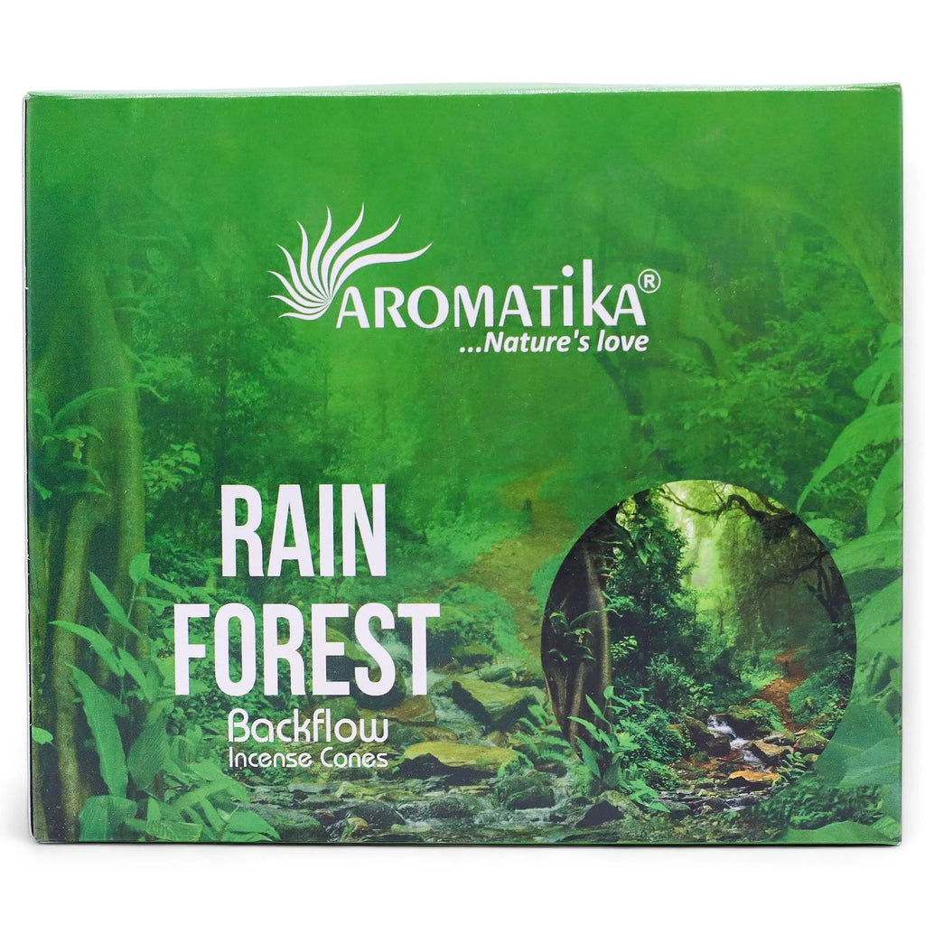 Encens à reflux Forêt tropicale – Cônes backflow pour brûleur d’encens cascade (10 pièces) AWGifts Dropship