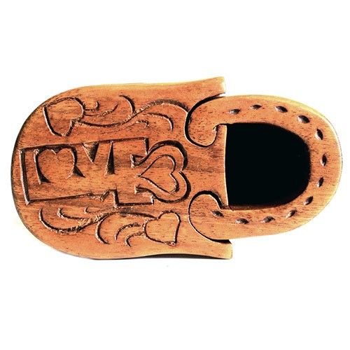 Boîte magique de Bali – Cadenas d'Amour en bois de Saman