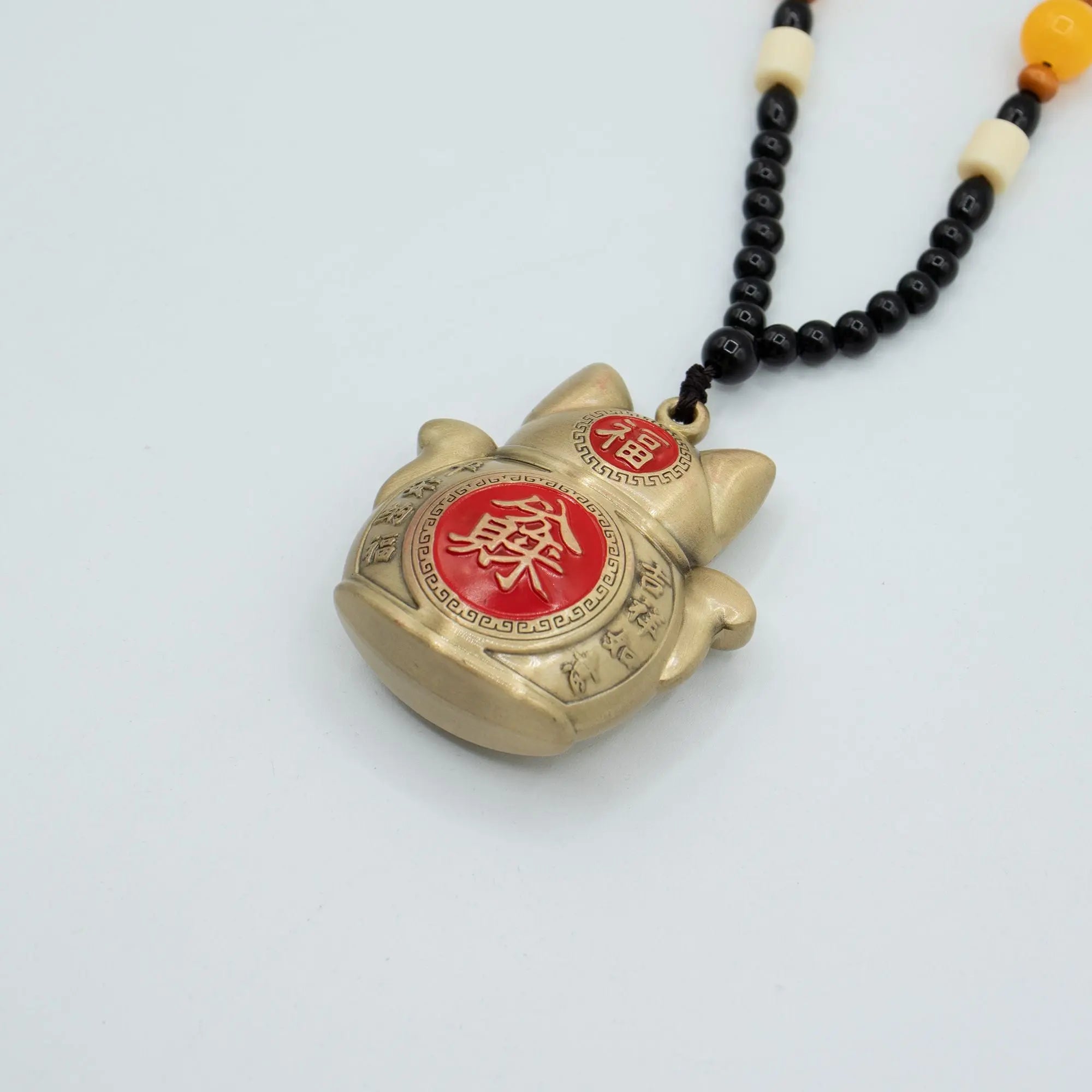Chat Porte-Bonheur Feng Shui en Laiton à Suspendre – Chance, Prospérité et Abondance AWGifts Dropship