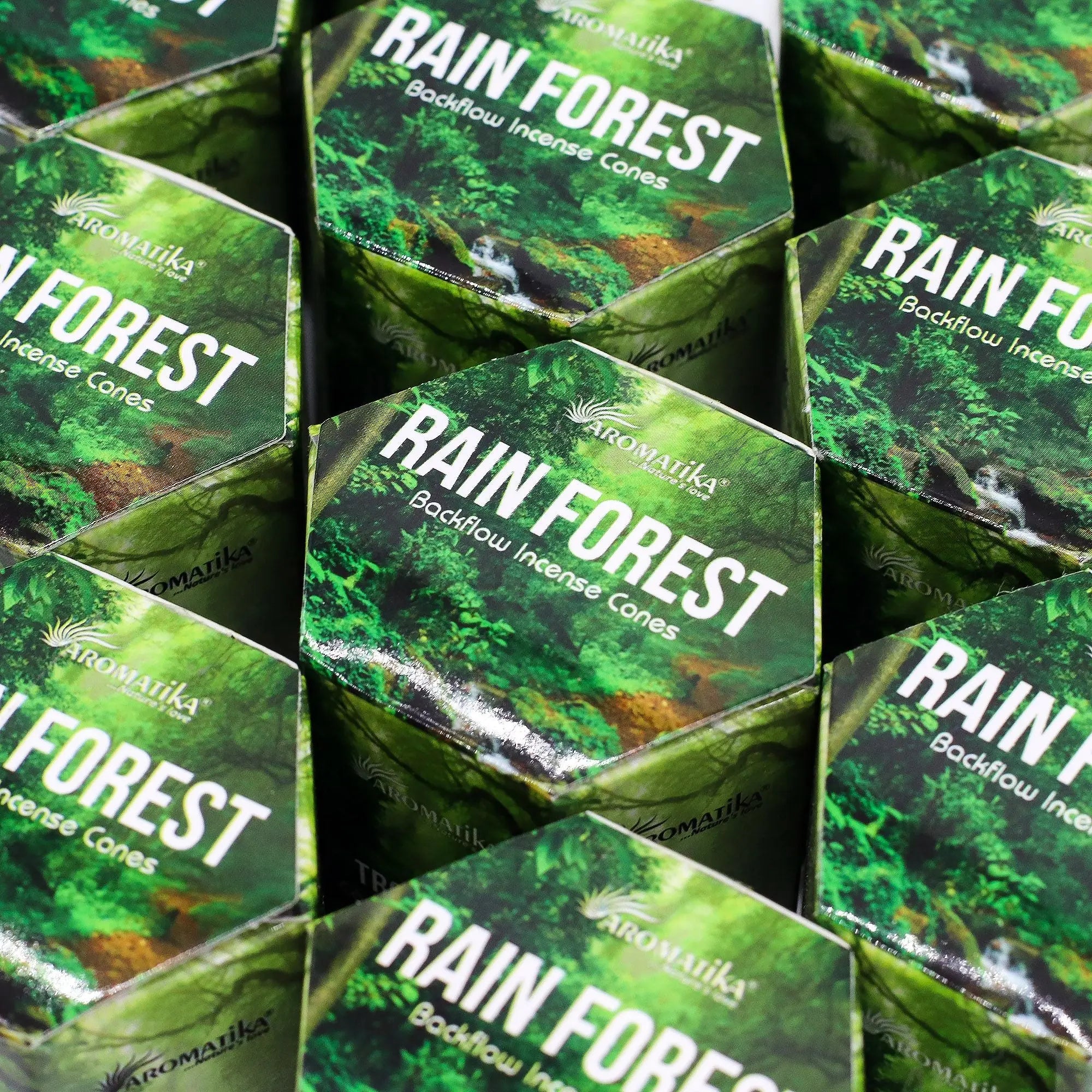 Encens à reflux Forêt tropicale – Cônes backflow pour brûleur d’encens cascade (10 pièces) AWGifts Dropship