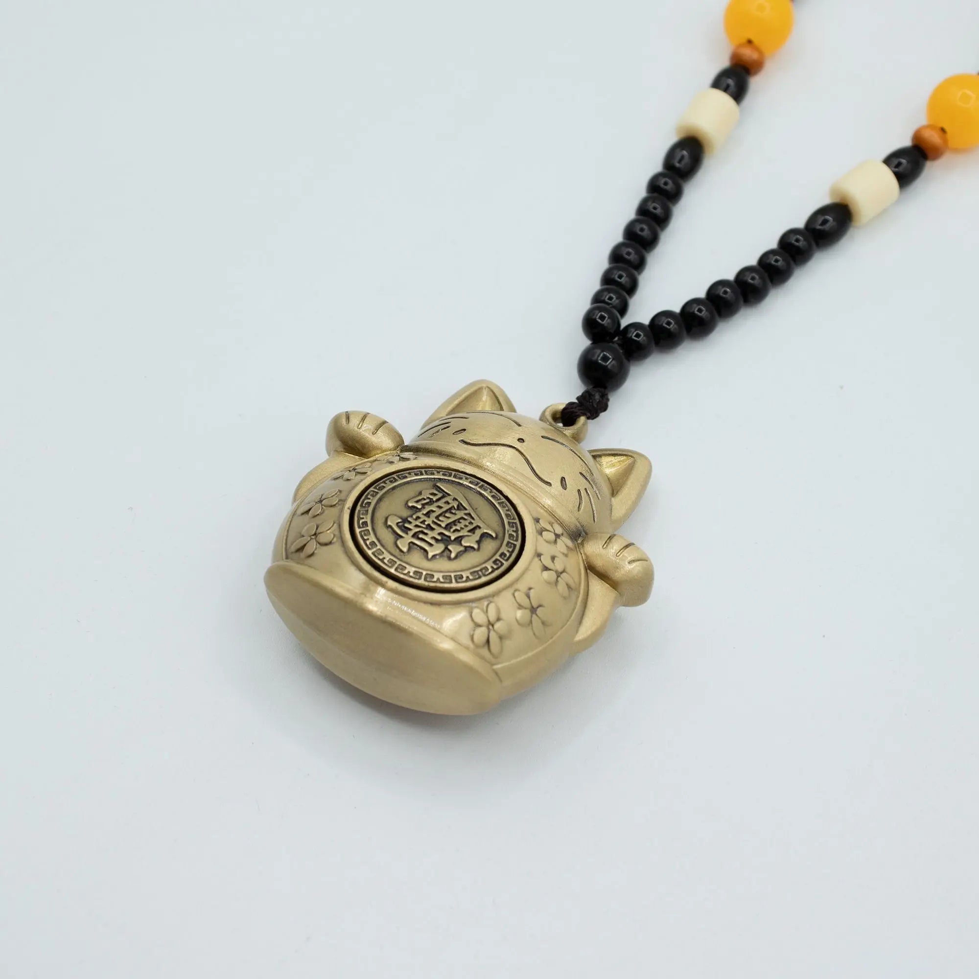 Chat Porte-Bonheur Feng Shui en Laiton à Suspendre – Chance, Prospérité et Abondance AWGifts Dropship