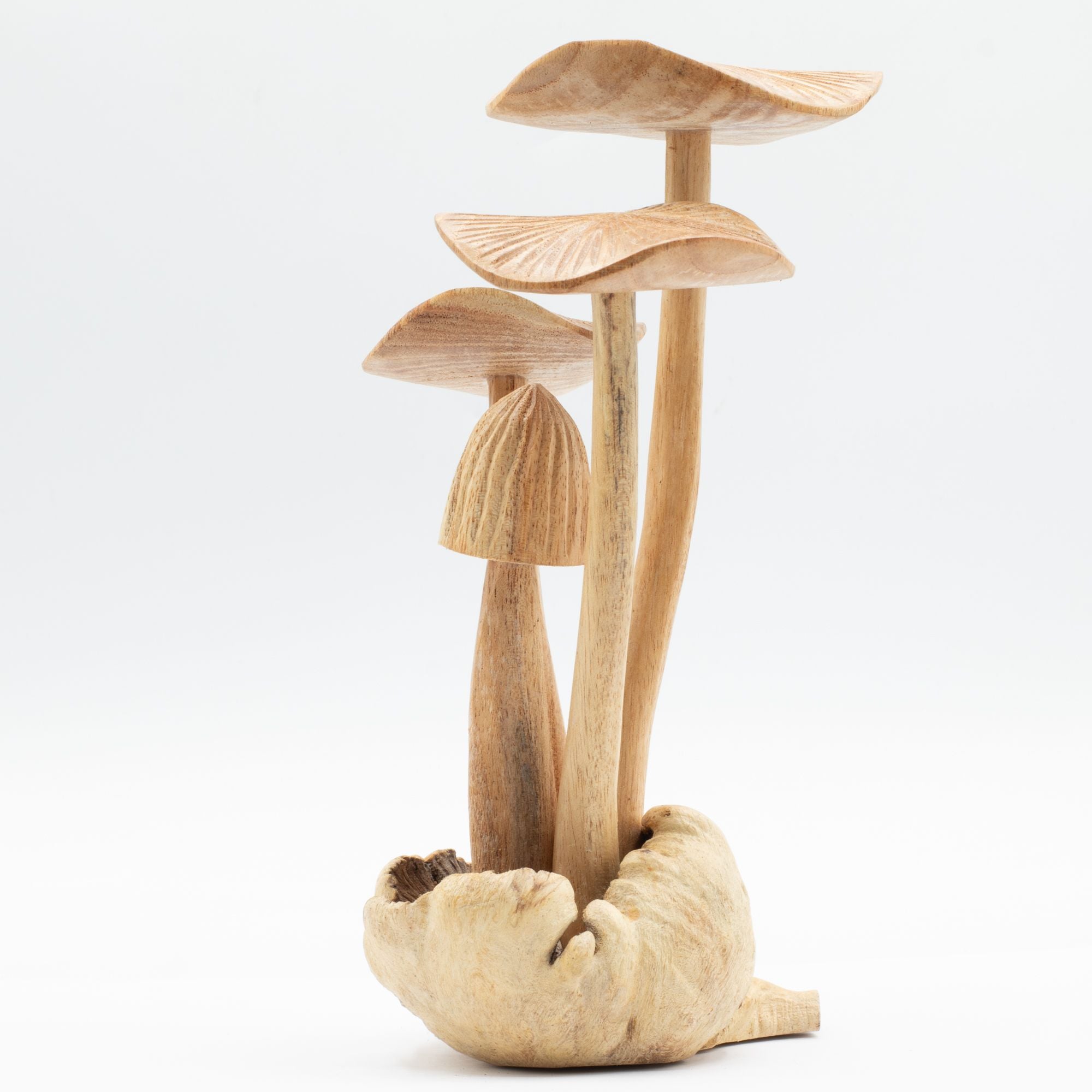 sculpture végétale artisanale en bois
