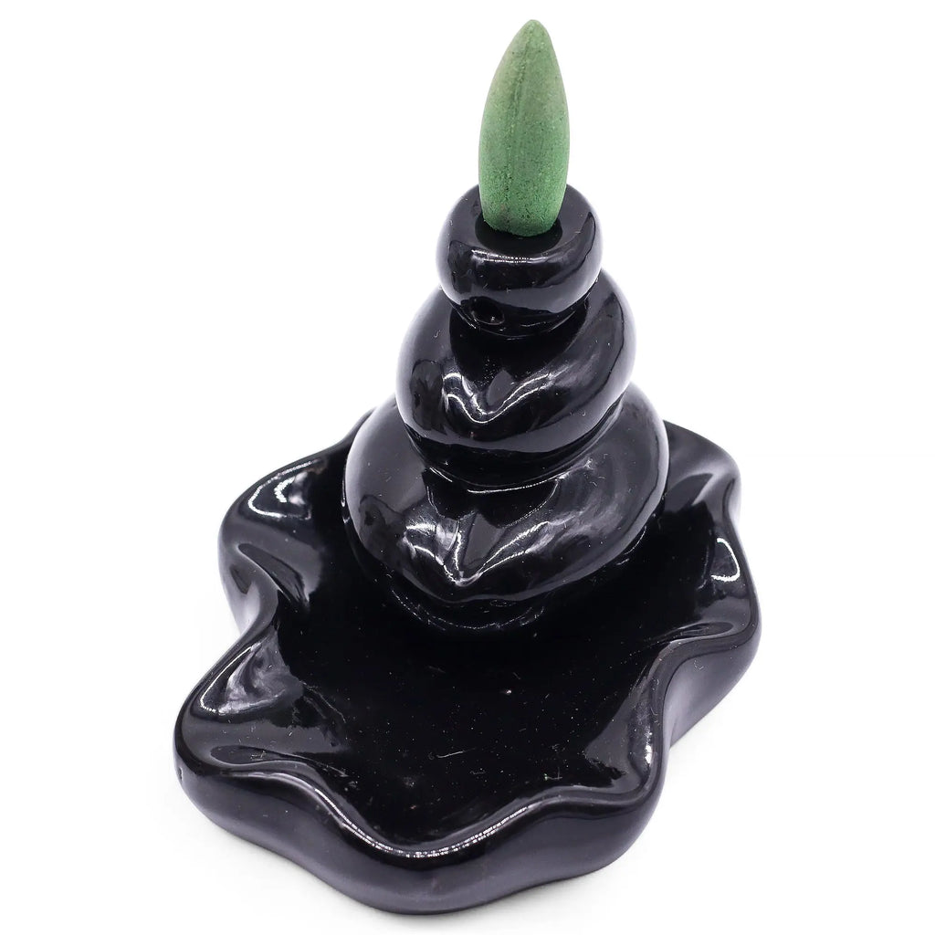 Encens à reflux Jasmin – Cônes backflow pour brûleur d’encens cascade (10 pièces) AWGifts Dropship