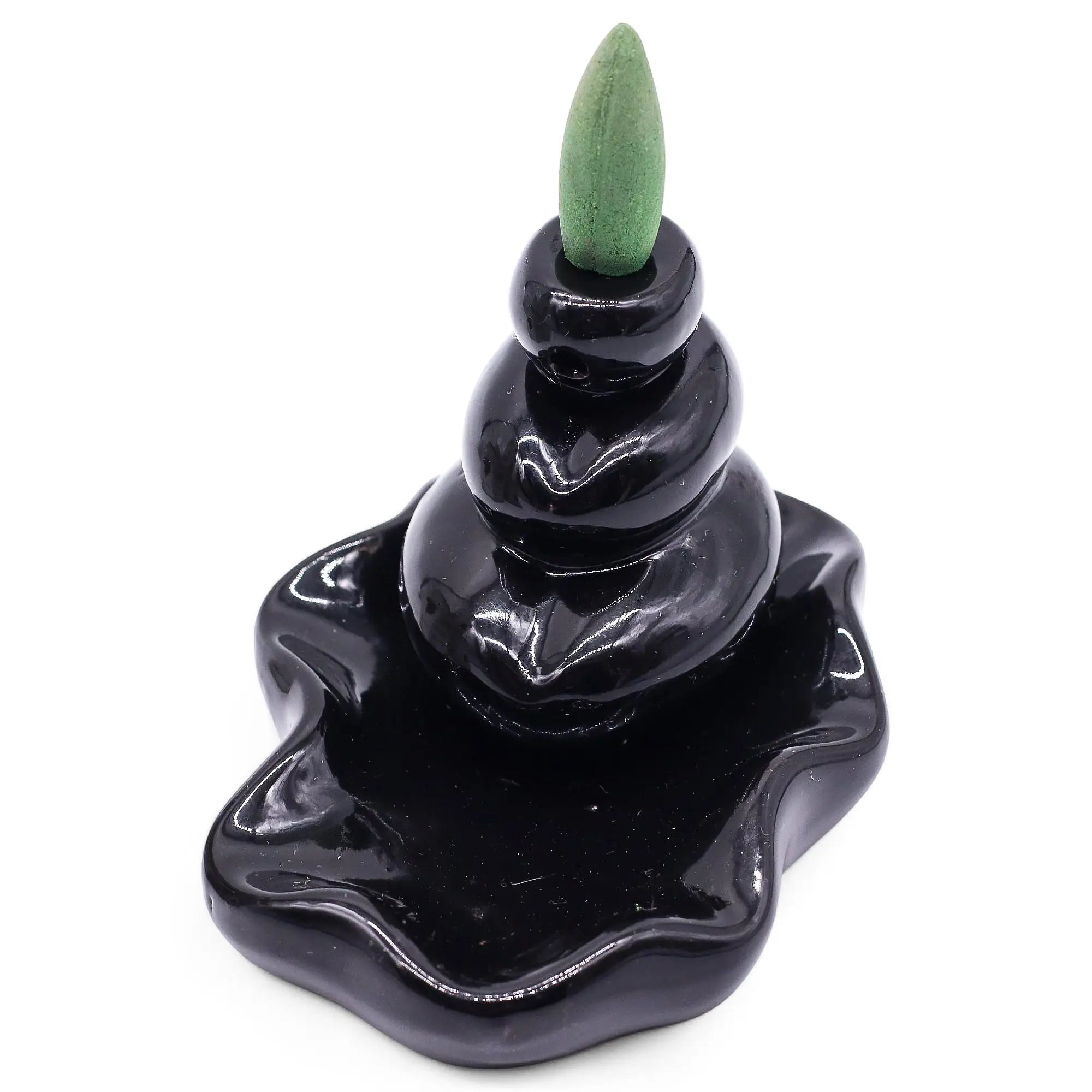 Encens à reflux Jasmin – Cônes backflow pour brûleur d’encens cascade (10 pièces) AWGifts Dropship