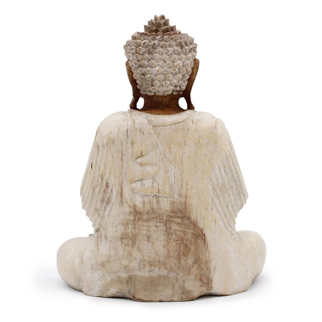 Handgeschnitzte Buddha-Statue – 30 cm – Übermittlung der Lehren