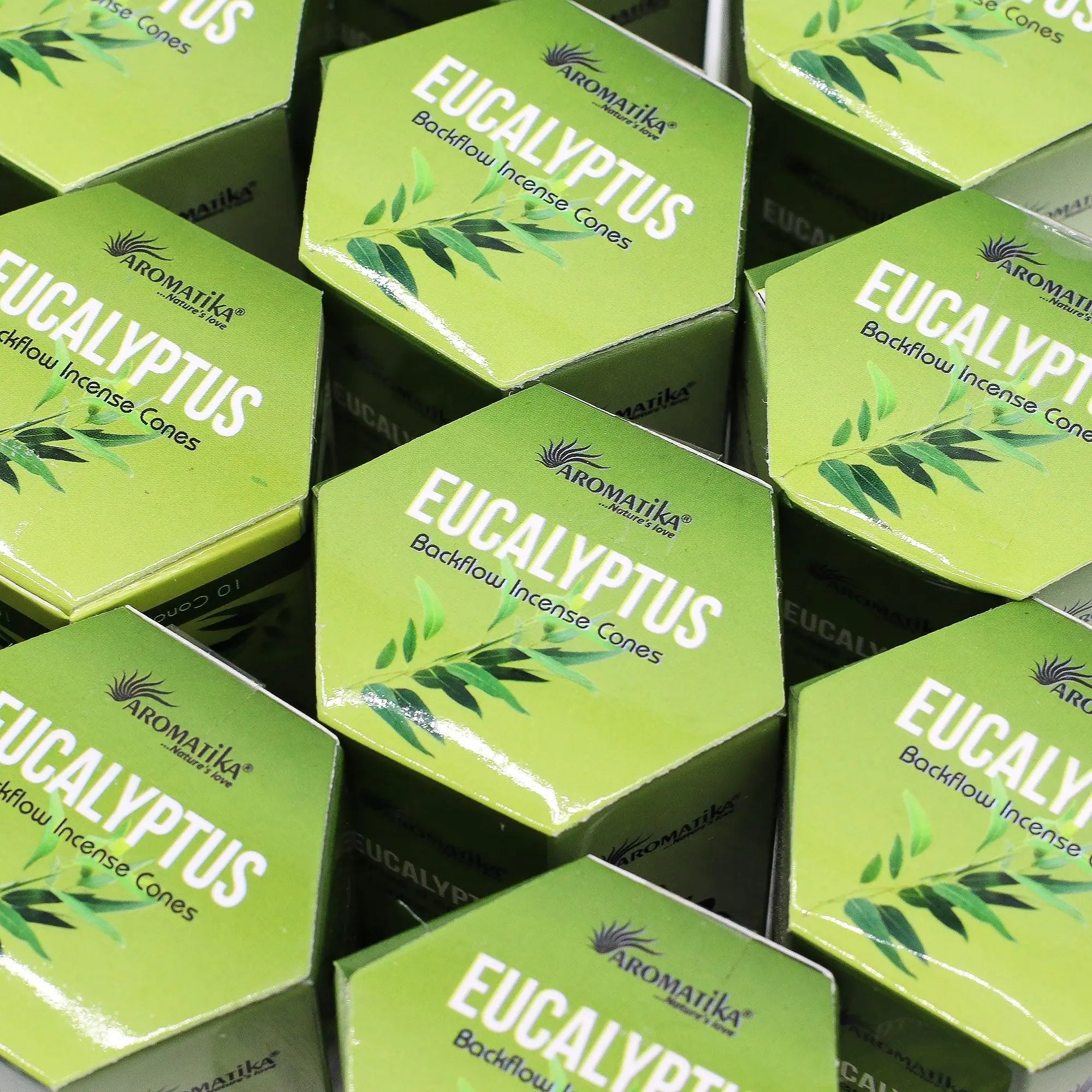 Encens à reflux Eucalyptus – Cônes backflow pour brûleur d’encens cascade (10 pièces) AWGifts Dropship