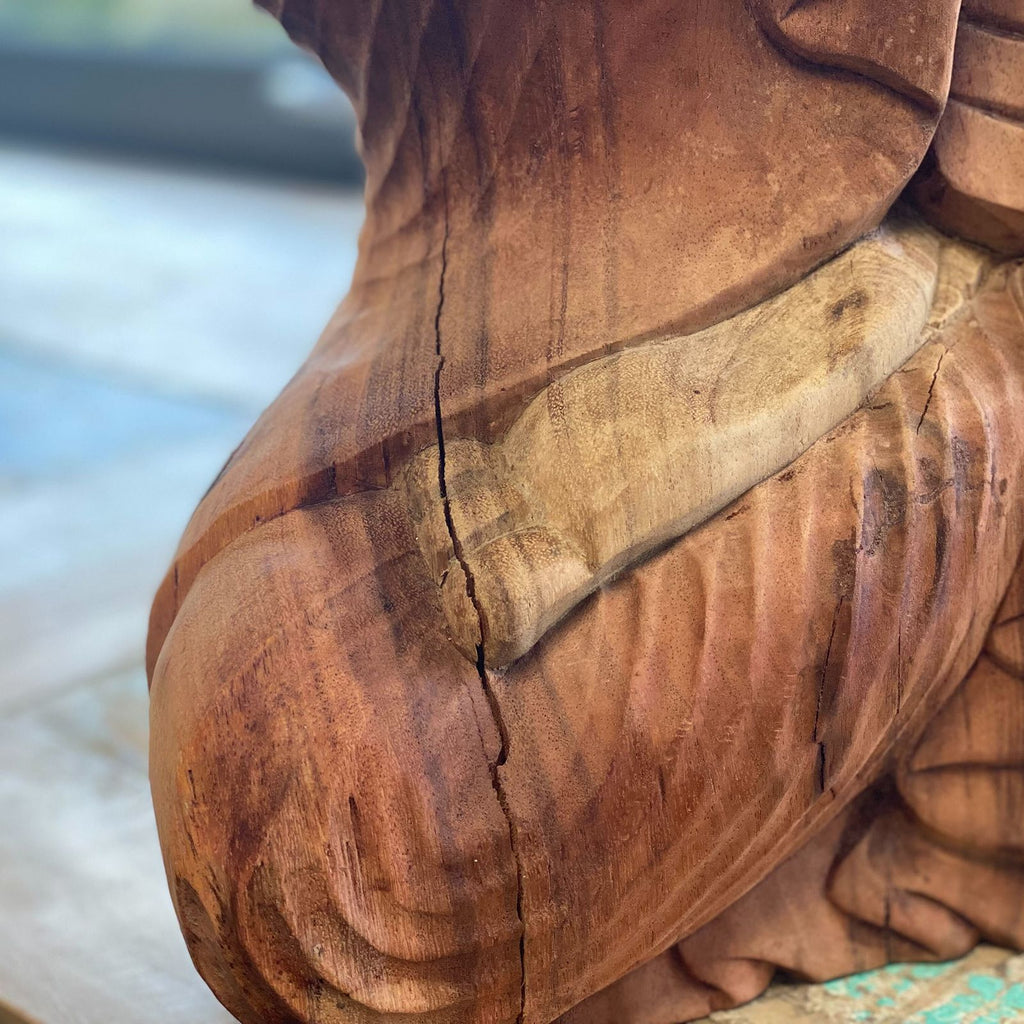 Statue de Bouddha Sculptée à la Main – 80 cm Namasté