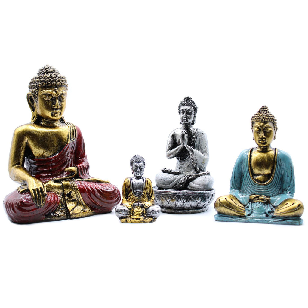 Bouddha Miniature Doré – Couleurs Assorties