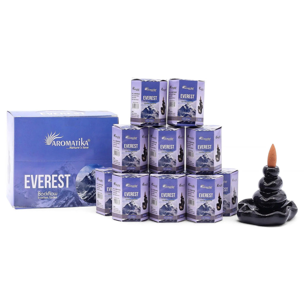 Encens à reflux Everest – Cônes backflow pour brûleur d’encens cascade (10 pièces) AWGifts Dropship