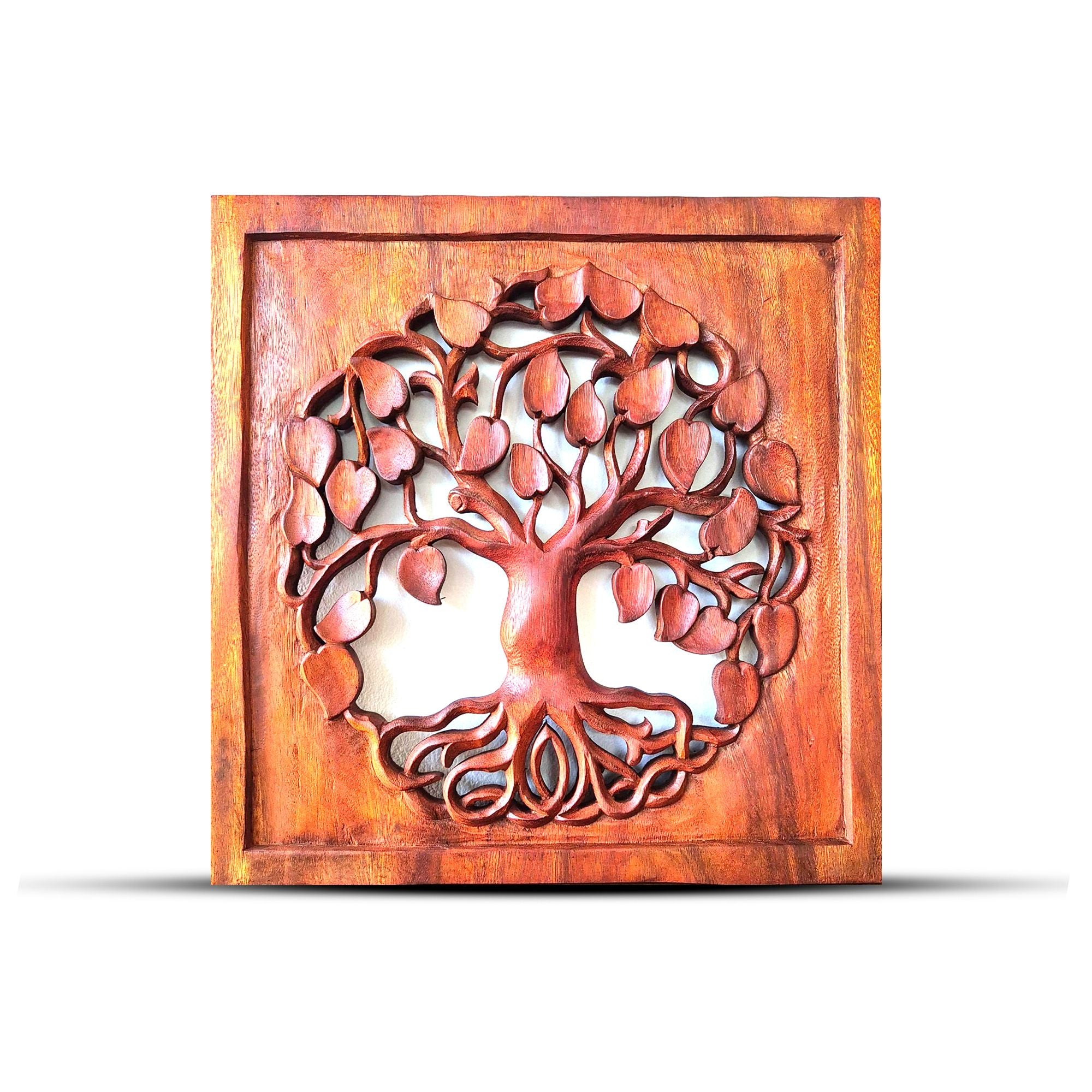 Panneau Arbre de Vie Rond – 40 × 40 cm