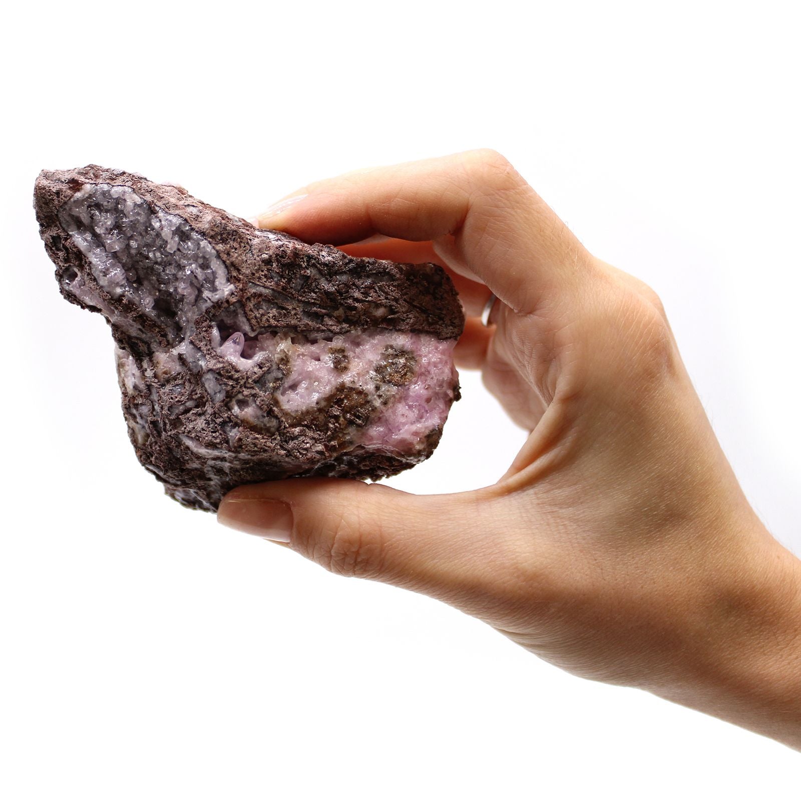 Calcite cobaltifère - Spécimens minéraux (environ 25 pièces)