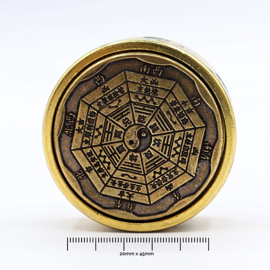 Spinner Feng Shui Bagua en Laiton – Yin Yang, Protection et Équilibre AWGifts Dropship