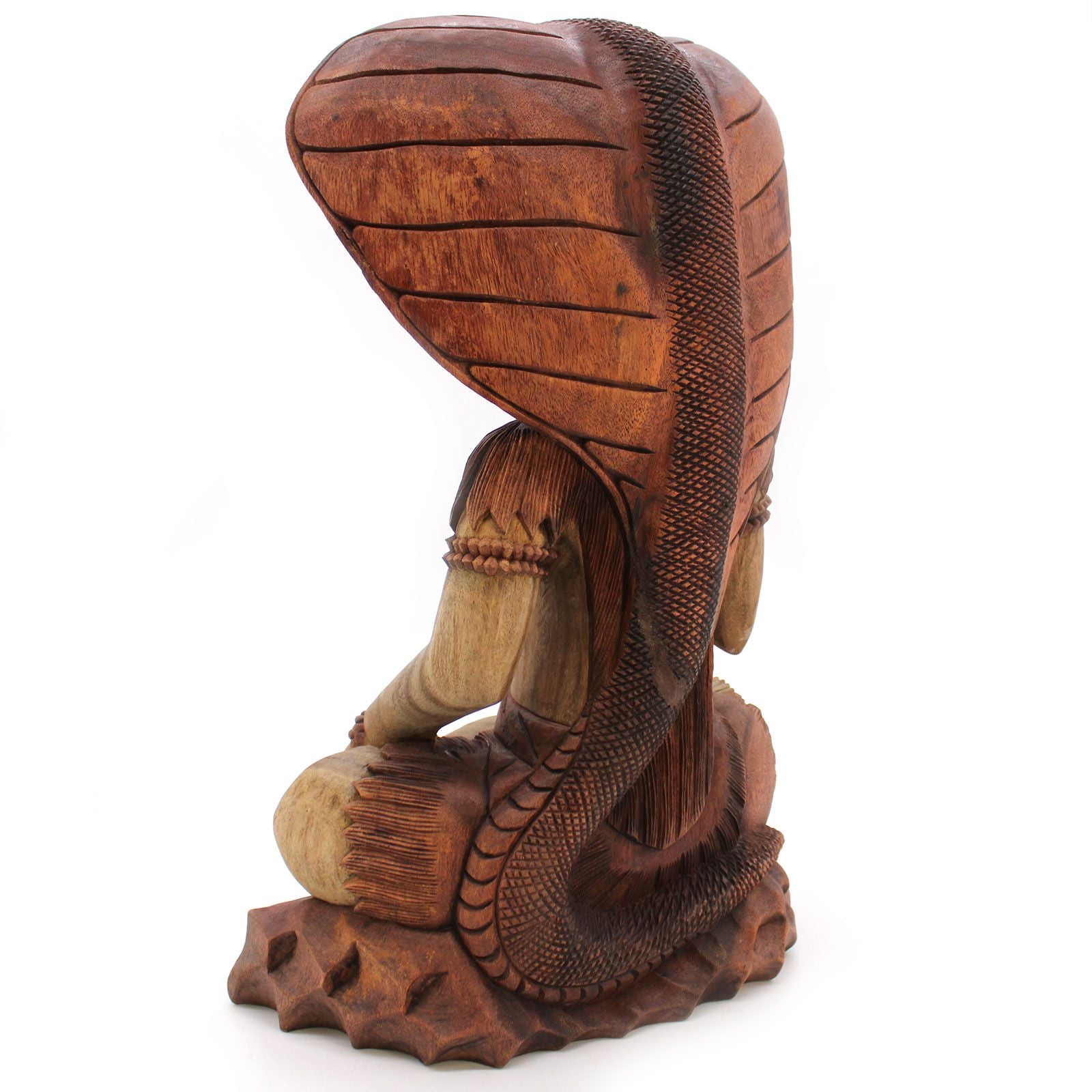 Statue de Shiva sculptée à la main – avec Cobra – 50 cm