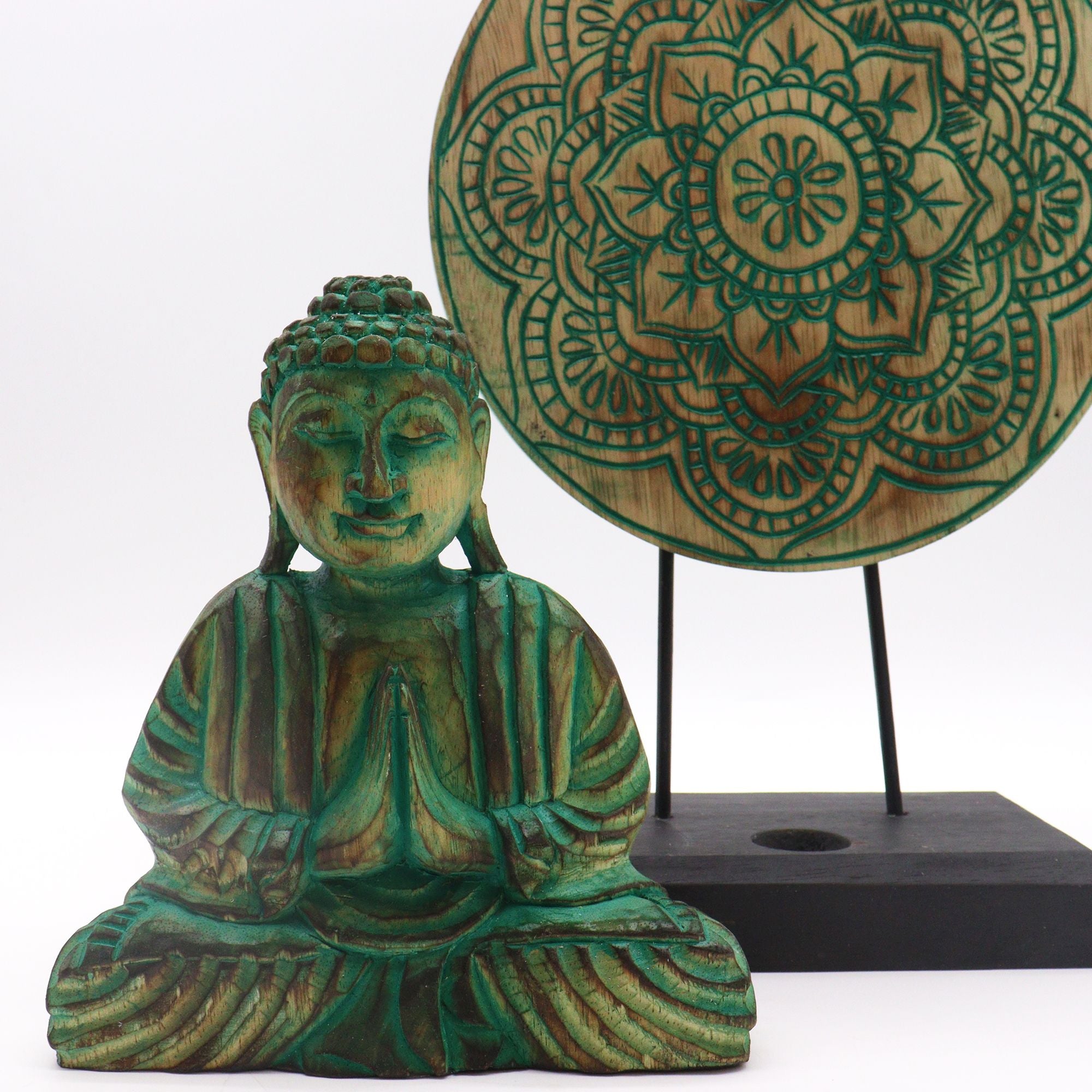 Ensemble Feng Shui Bouddha – Mandala Vert