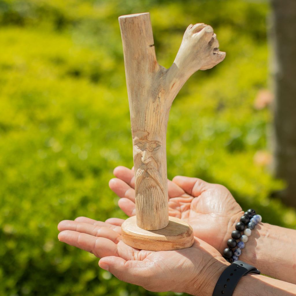 décoration forestière en bois naturel