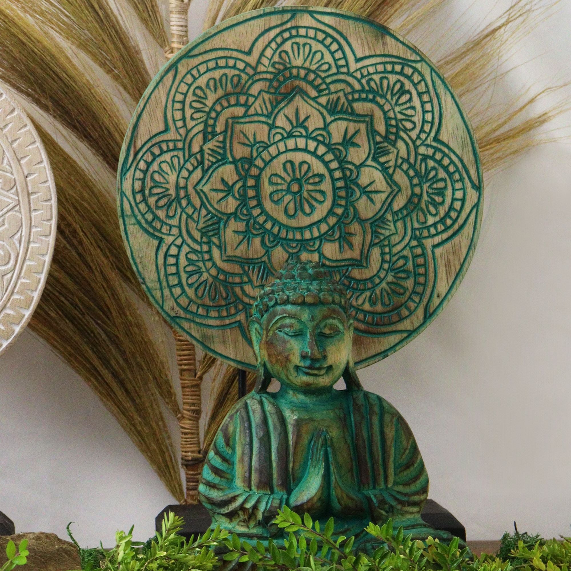 Ensemble Feng Shui Bouddha – Mandala Vert