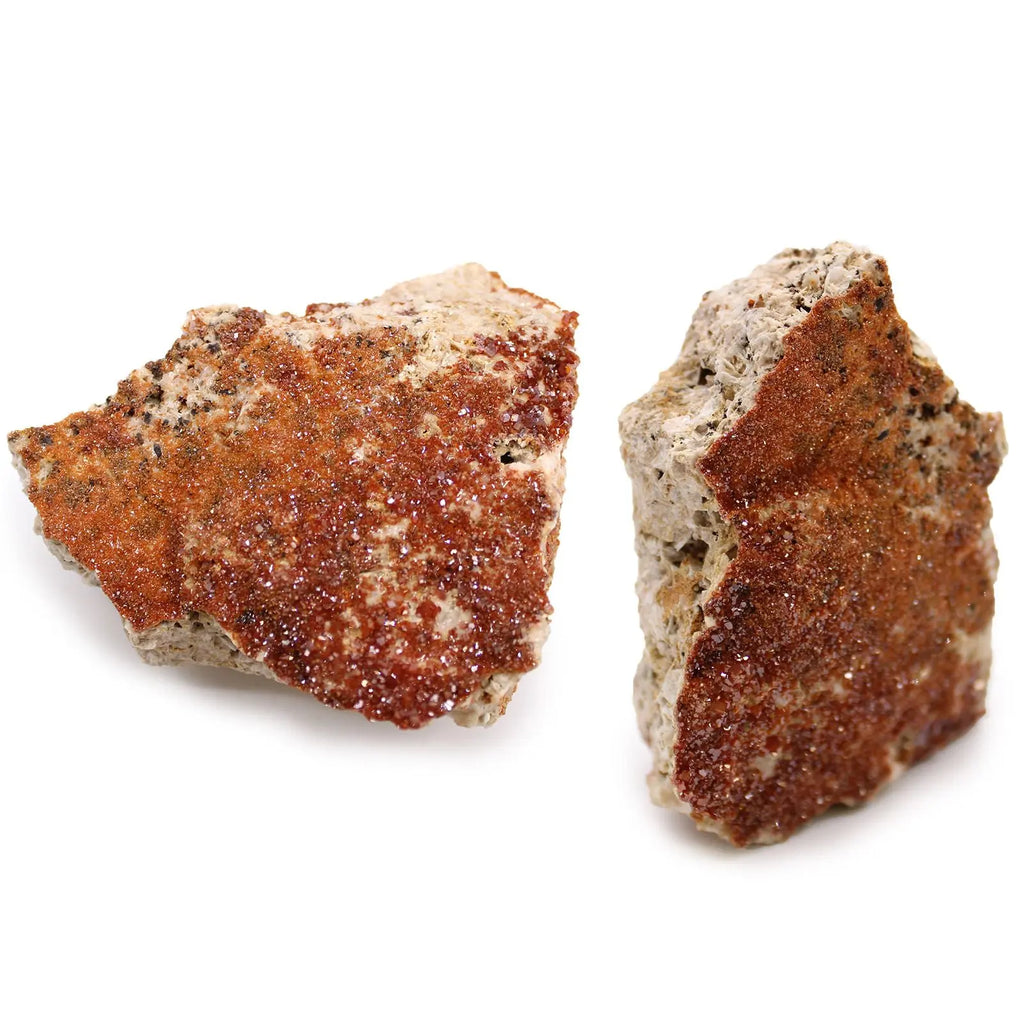 Plateau de Vanadinite Naturelle du Maroc – Environ 20 Spécimens (3 kg) AWGifts Dropship