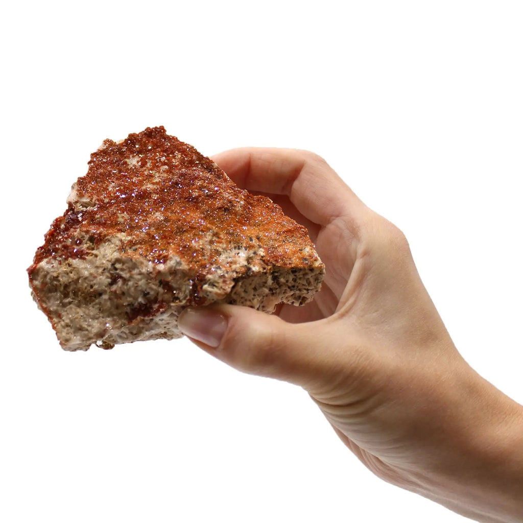 Plateau de Vanadinite Naturelle du Maroc – Environ 20 Spécimens (3 kg) AWGifts Dropship
