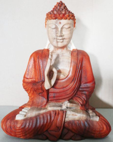 Statue de Bouddha sculptée à la main – 30 cm – Bouddha Enseignant