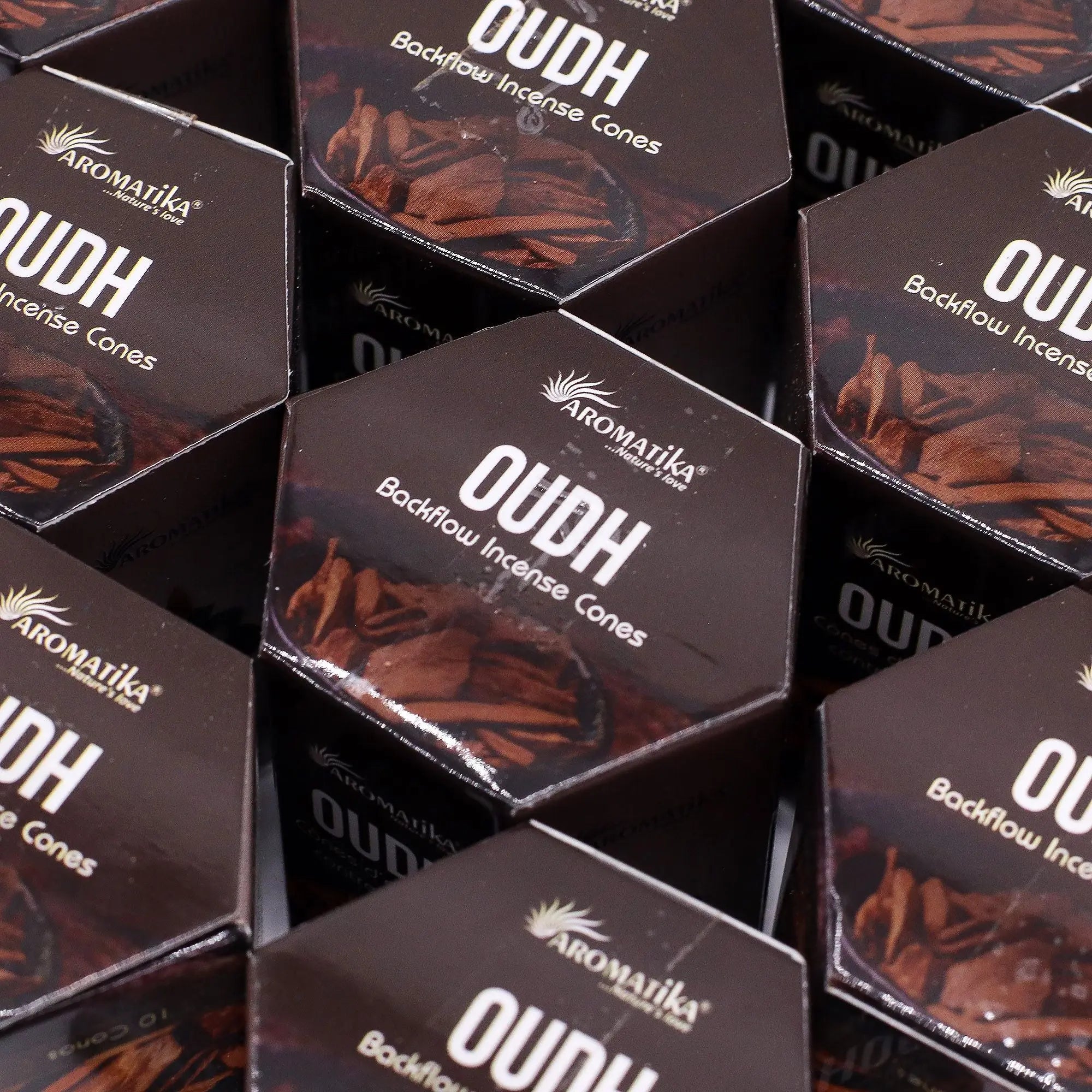 Encens à reflux Oudh – Cônes backflow pour brûleur d’encens cascade (10 pièces) AWGifts Dropship