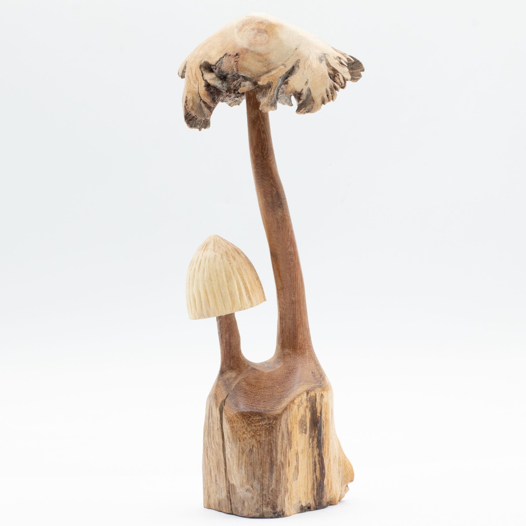 sculpture végétale en bois