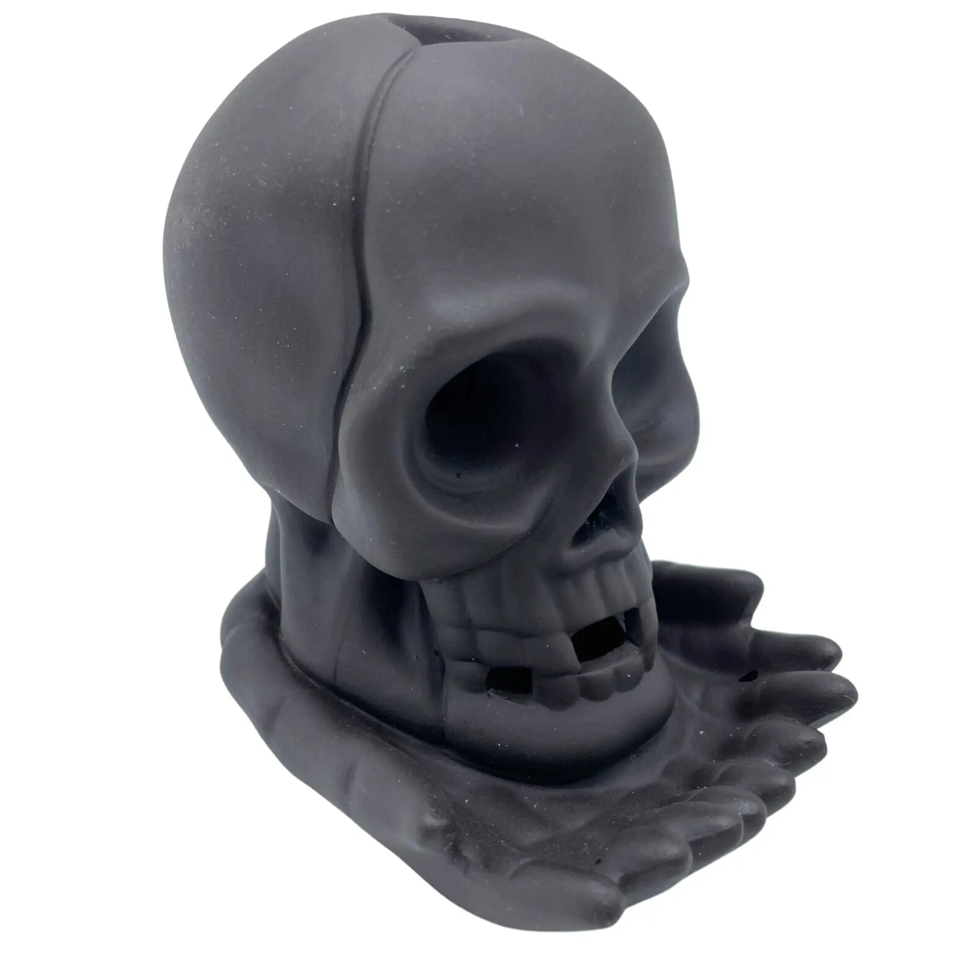 Brûleur d’Encens à Reflux Tête de Mort – Porte Encens Gothique en Céramique AWGifts Dropship