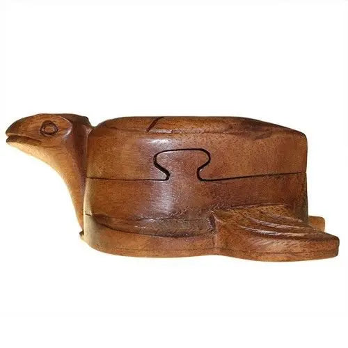 Boîte magique de Bali – Tortue en bois de Saman AWGifts Dropship