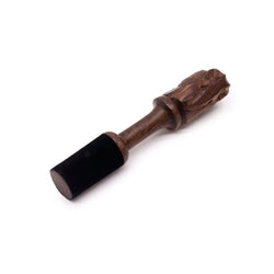 Bastone per campana tibetana scolpito con elefante - Legno di Terminalia - 14 cm AWGifts Dropship