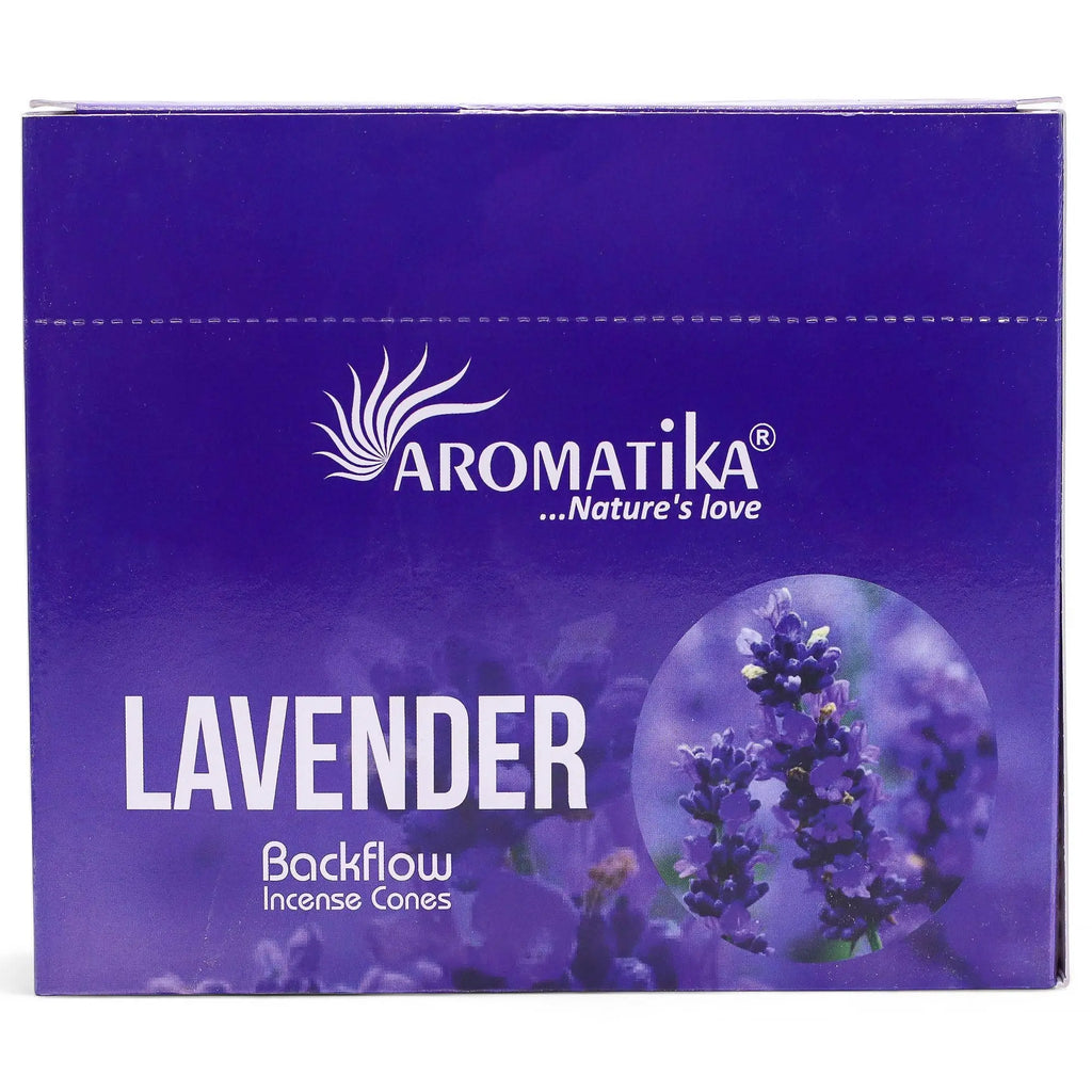 Encens à reflux Lavande – Cônes backflow pour brûleur d’encens cascade (10 pièces) AWGifts Dropship