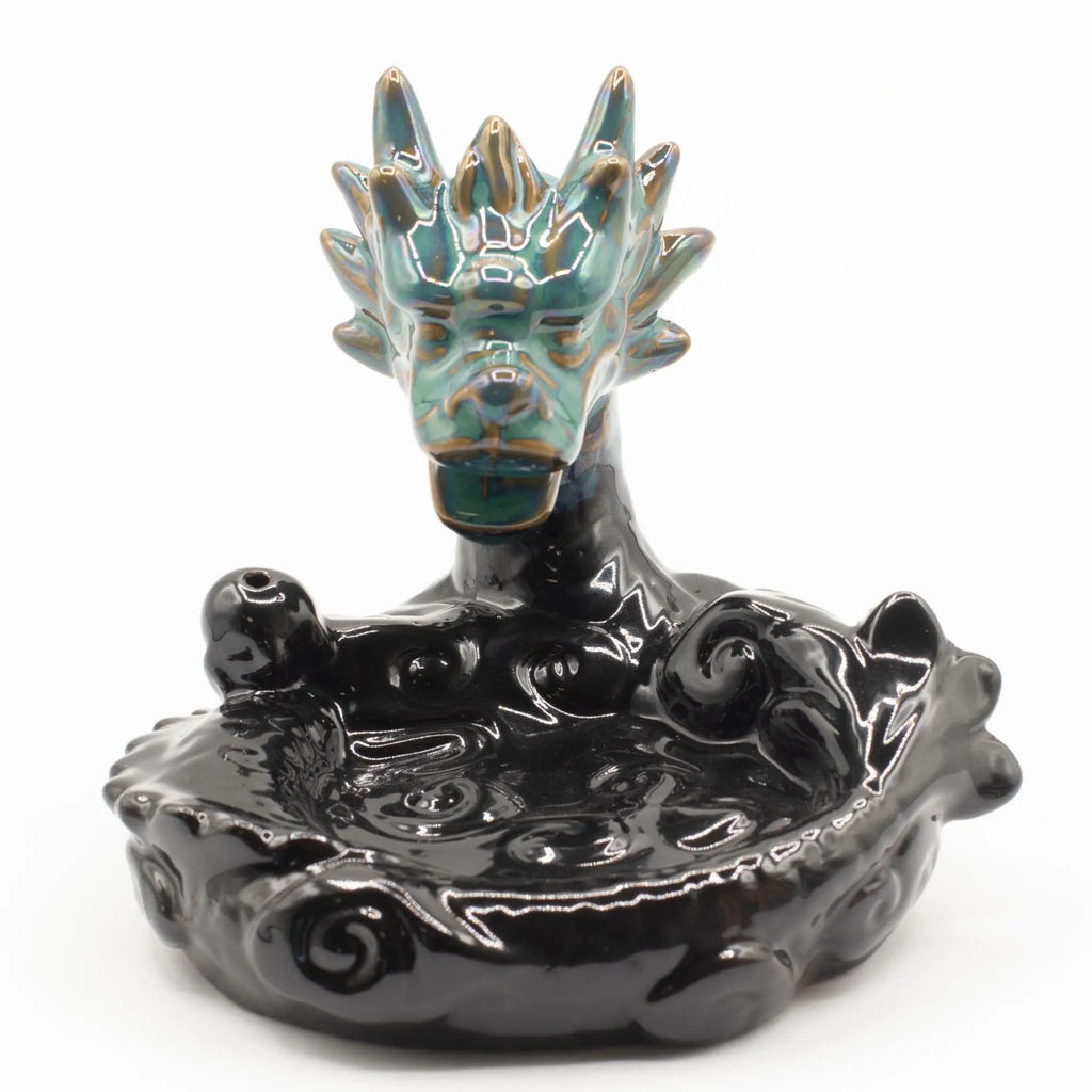 Brûleur d’encens à reflux Dragon – Grand bassin cascade en céramique AWGifts Dropship
