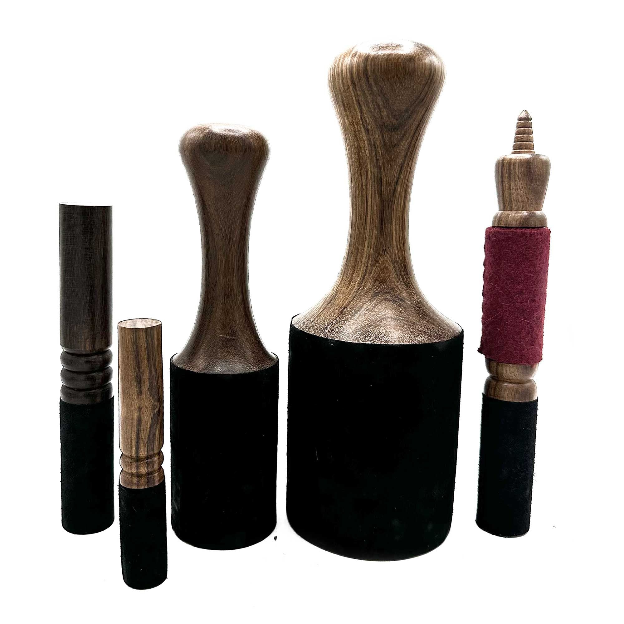 Bâton Royal en Bois – Grand Format 27 × 6 cm - Karmic Artisan