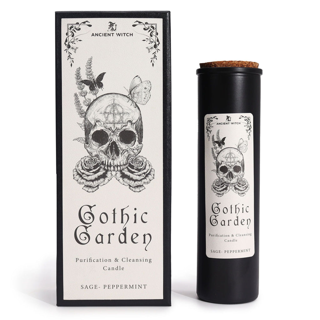 Bougie de jardin gothique de Sorcière Ancienne – Nettoyage et purification - Karmic Artisan