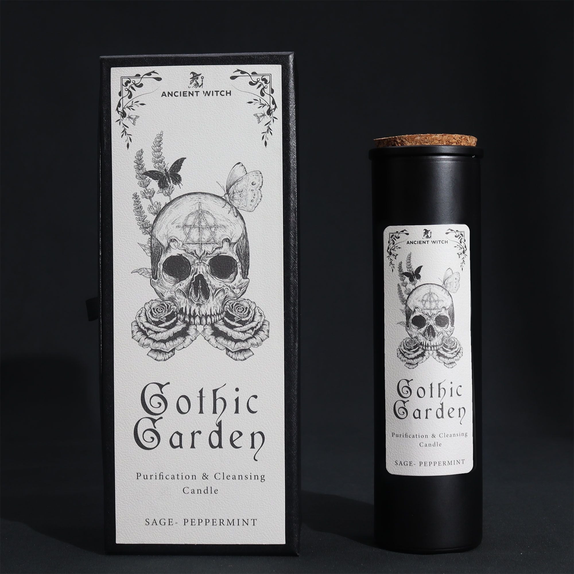Bougie de jardin gothique de Sorcière Ancienne – Nettoyage et purification - Karmic Artisan