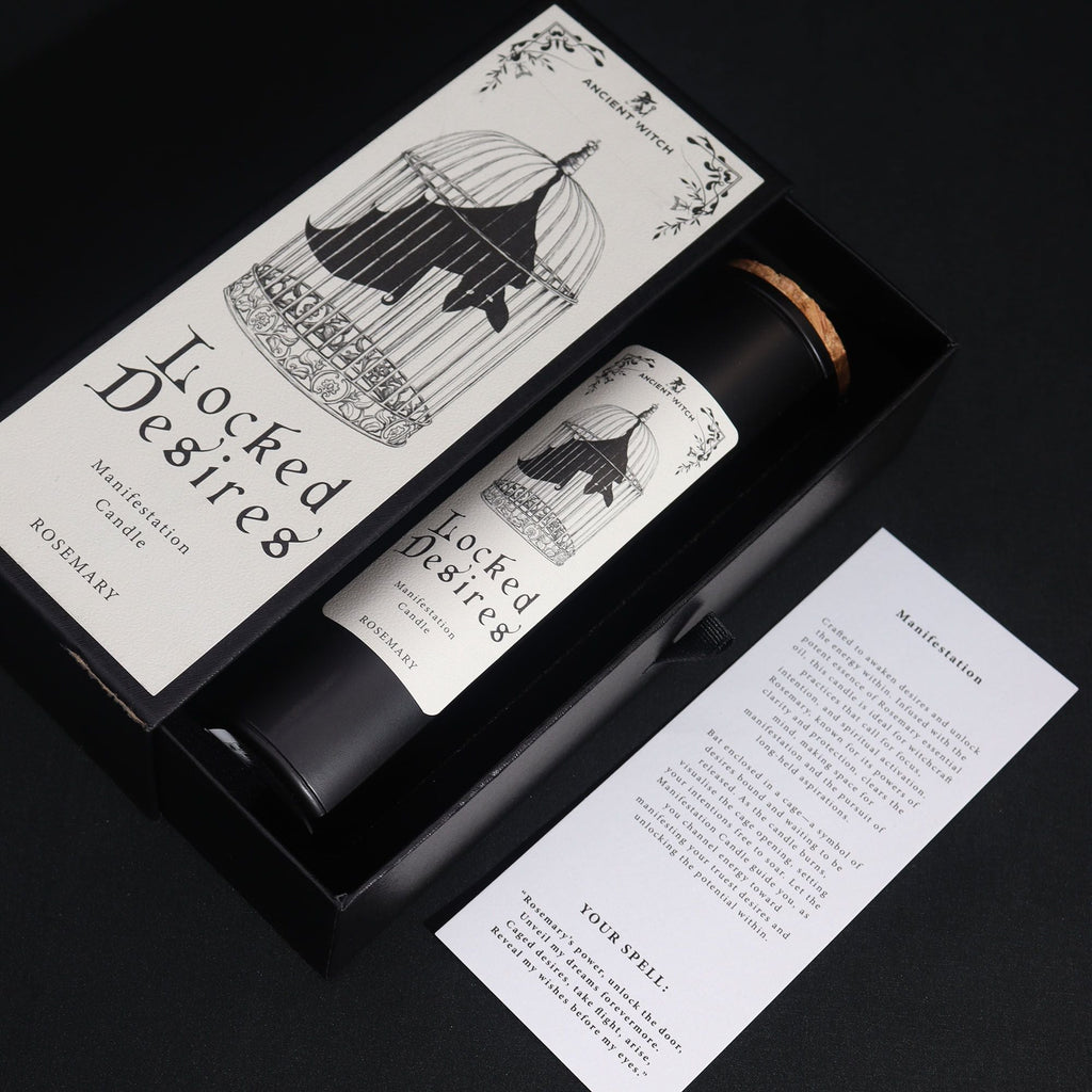 Bougie de purification de Sorcière Ancienne – Désirs enfermés - Karmic Artisan