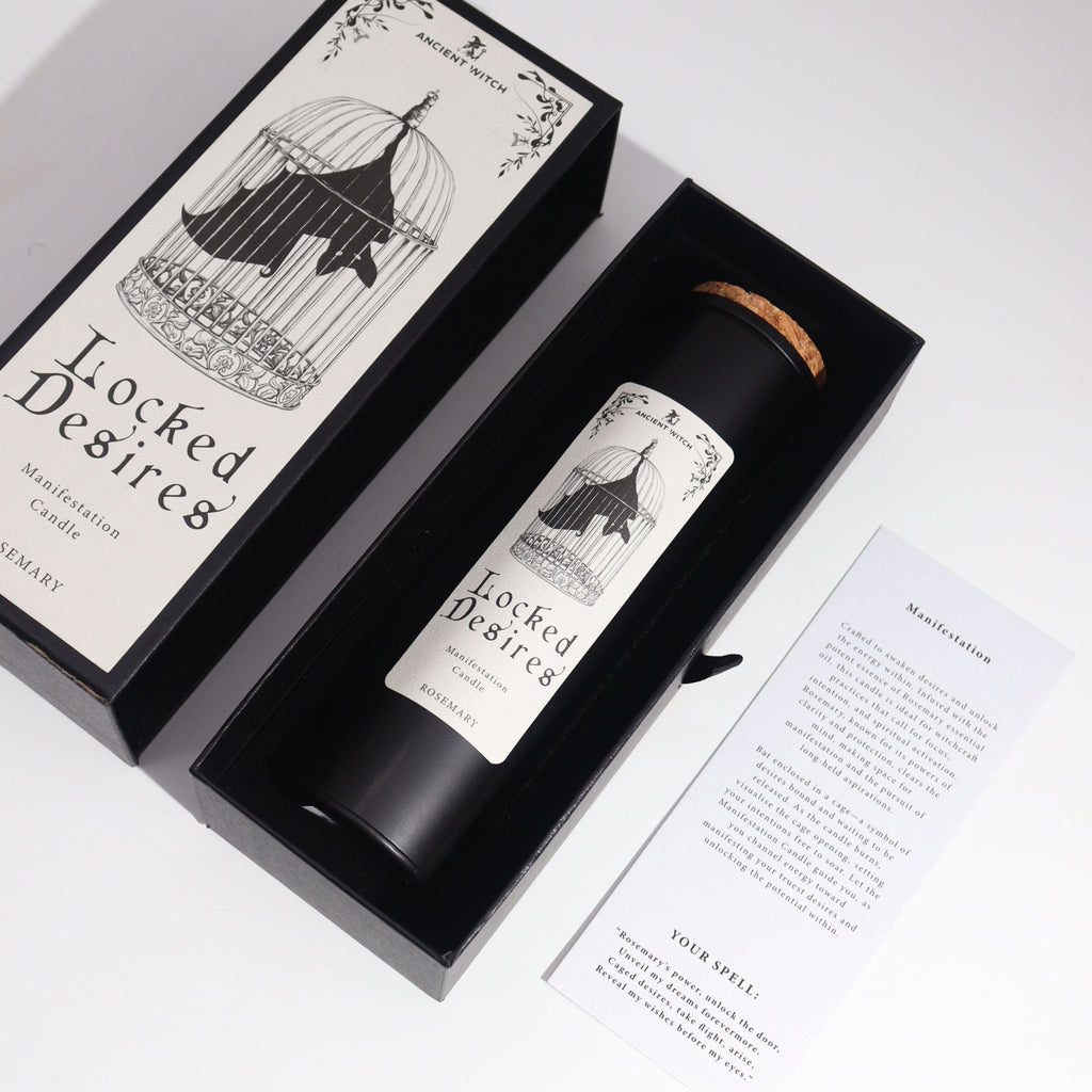 Bougie de purification de Sorcière Ancienne – Désirs enfermés - Karmic Artisan