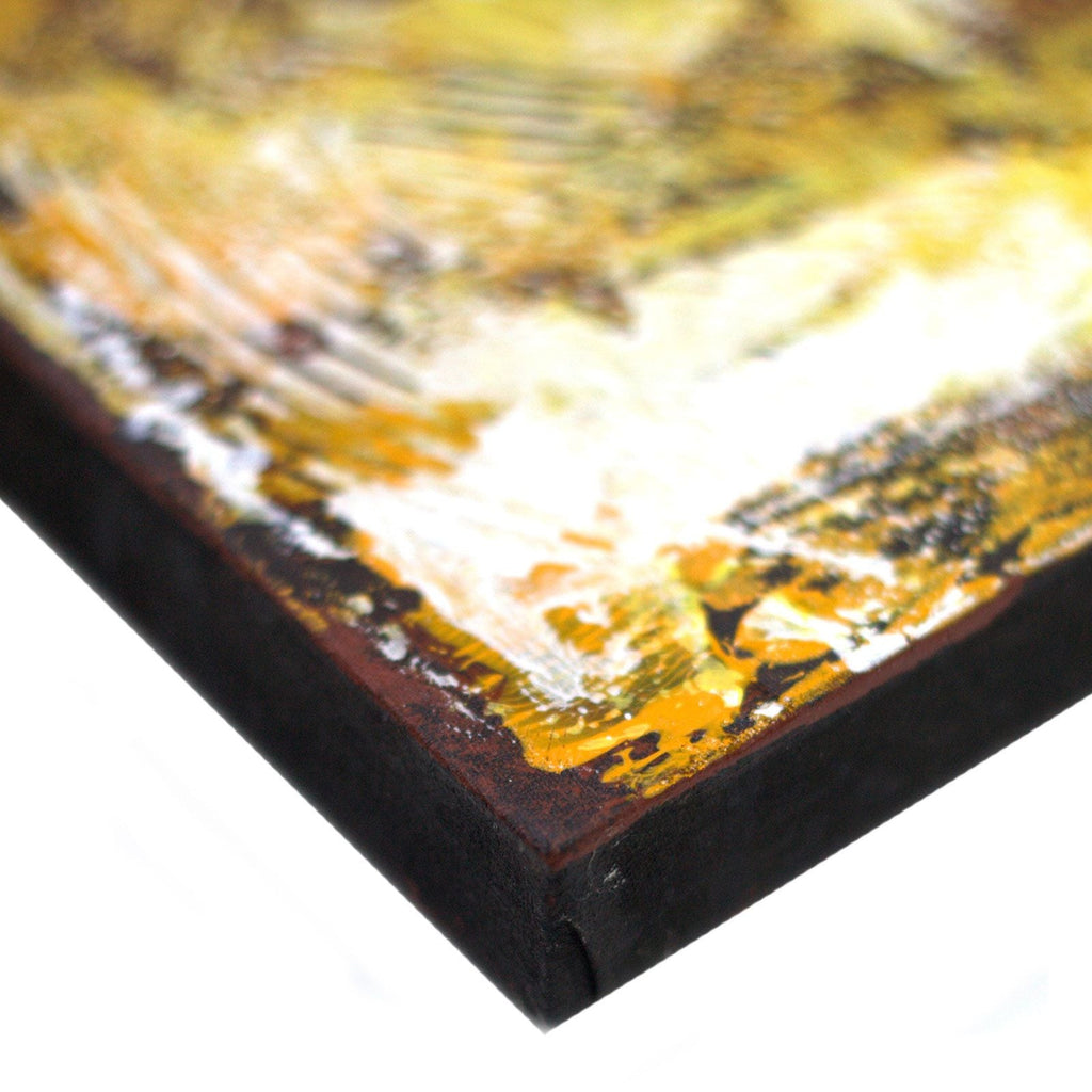 Peinture de Bouddha – Brocart Bleu - Karmic Artisan