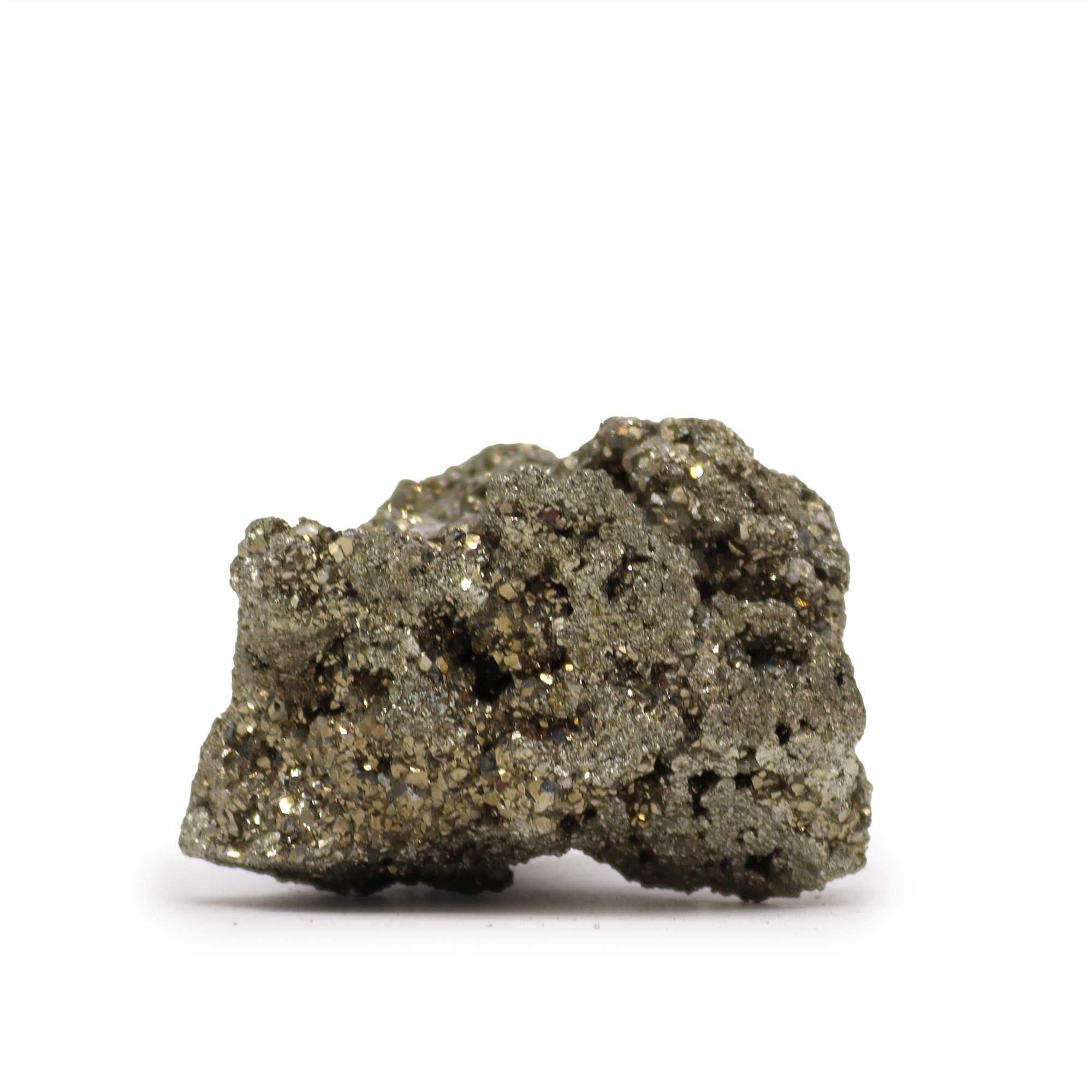 Pyrite péruvienne – Grande taille (100 - 135 g, 55 - 65 mm) - Karmic Artisan